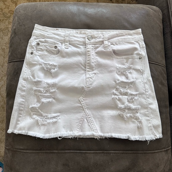 American Eagle Distressed High Rise Skirt - Picture 1 of 5